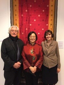 Dr. Anthony Phillips, CCC Museum Manager Toni Yue Zhang McAffee, Julie Grundvig