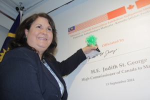 Judith St. George Canadian High Commissioner to Malaysia Opening